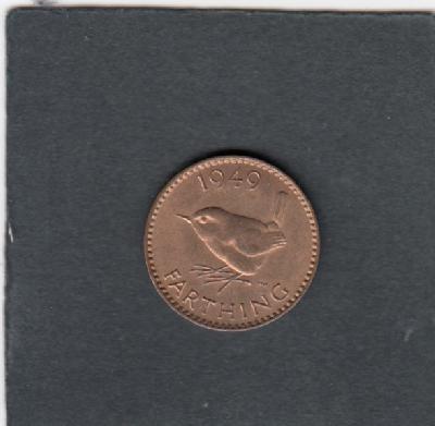 Beschrijving: 1 Farthing  GEORGIUS VI